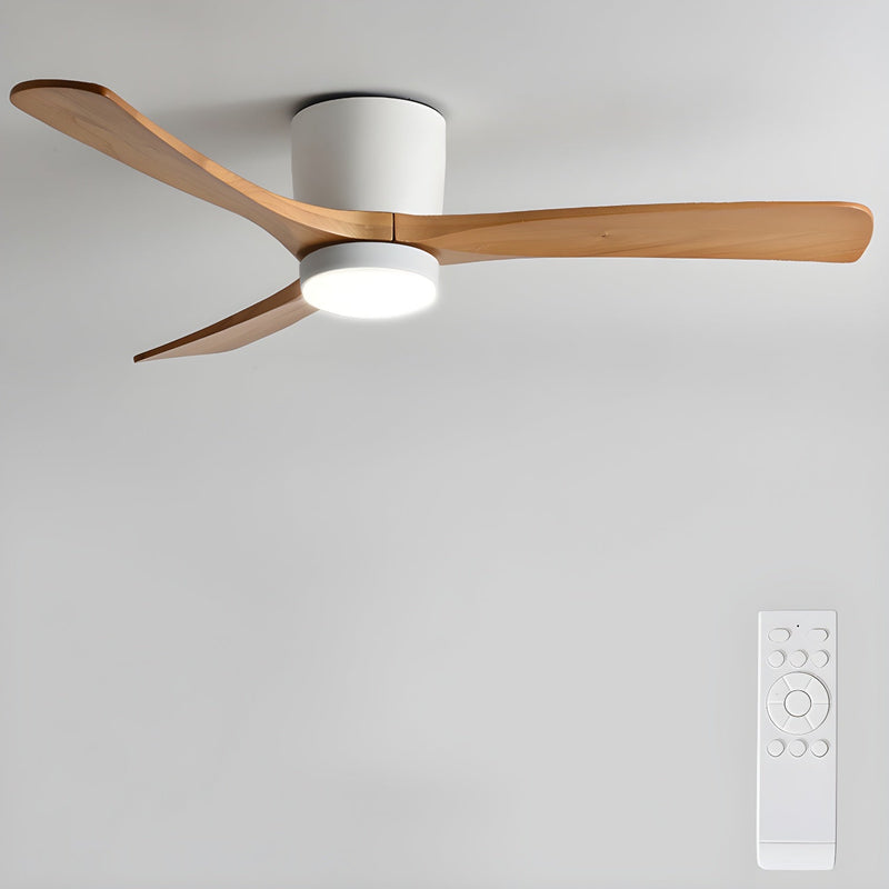 Dřevěný stropní ventilátor