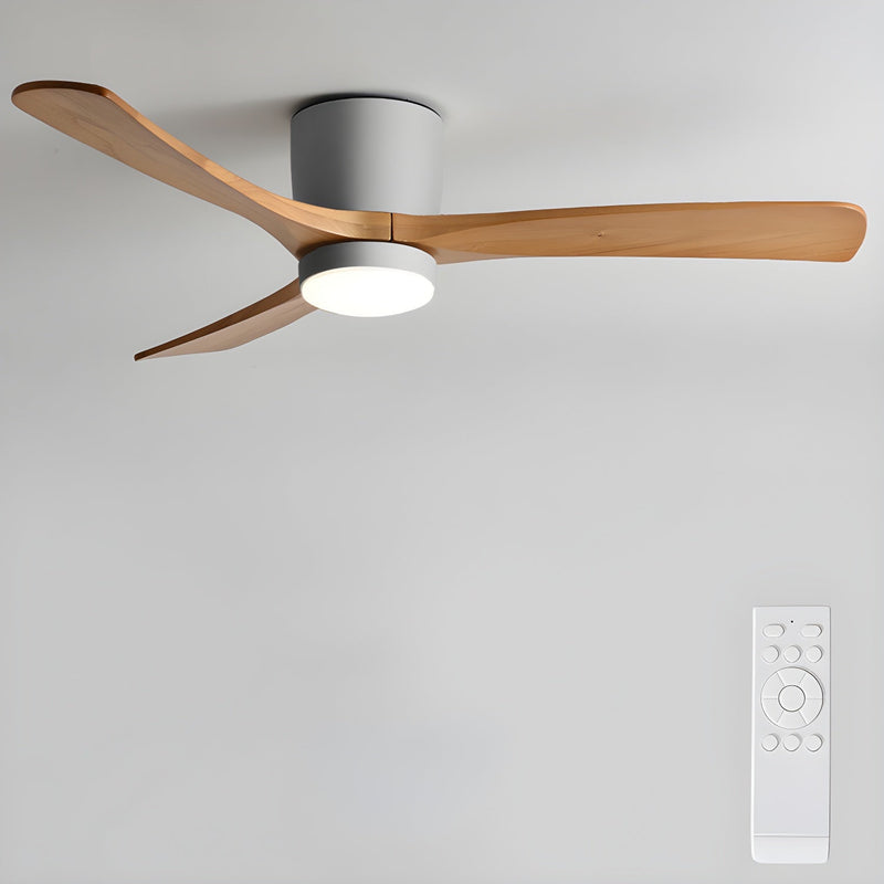 Dřevěný stropní ventilátor