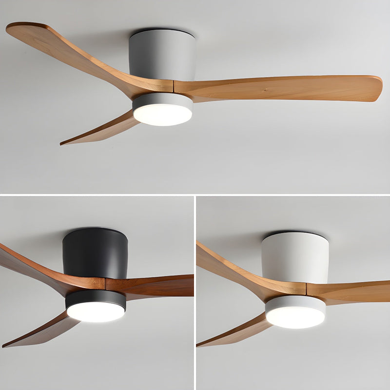 Dřevěný stropní ventilátor