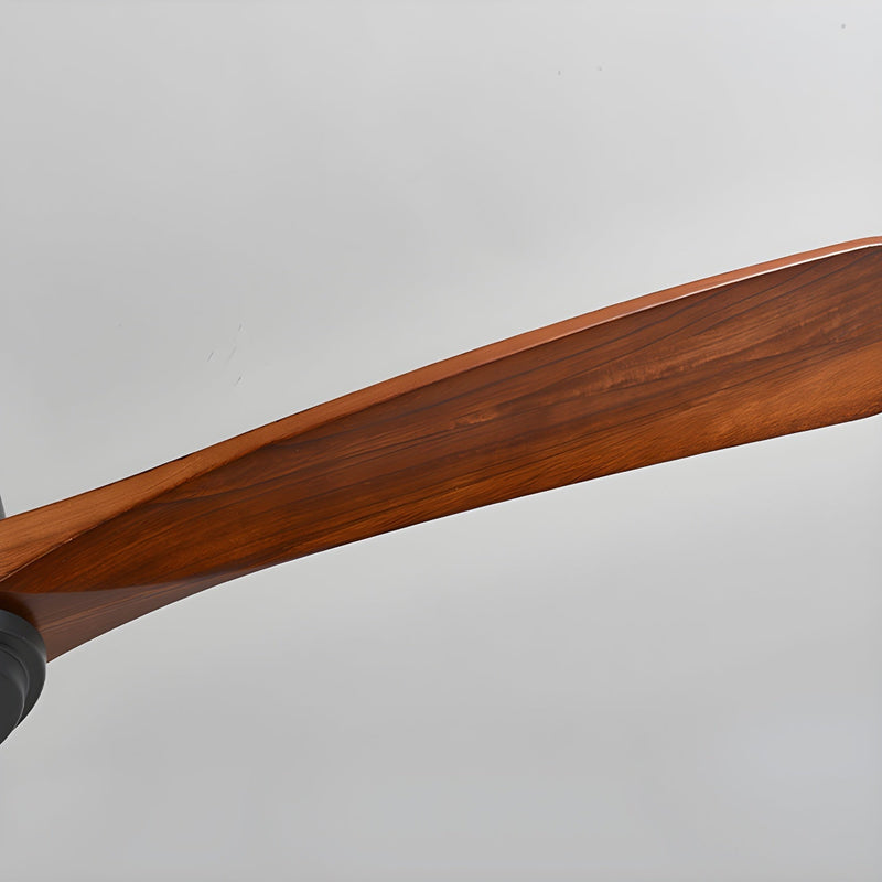 Dřevěný stropní ventilátor