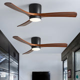 Dřevěný stropní ventilátor