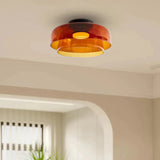 Nordisk Designer Kreativ Personlighet Medeltida Glas Taklampa