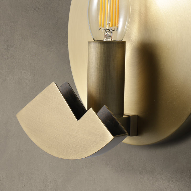 Nordisk Minimalistisk Vägglampa I Marmor