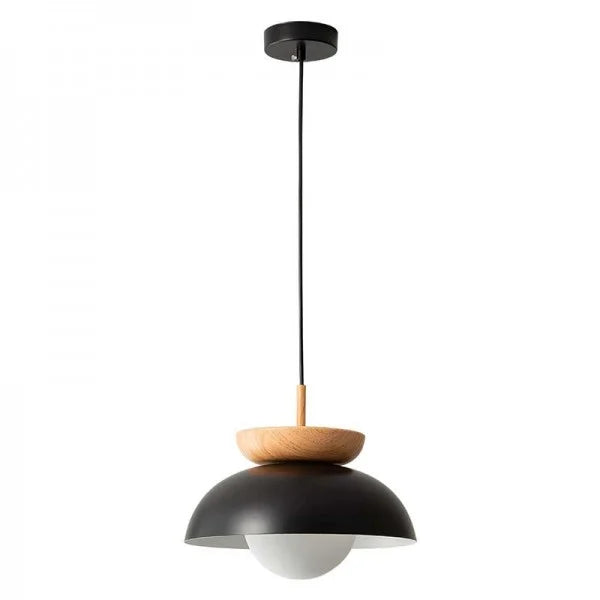 Nordisk Taklampa Tillverkad Av Halvträ
