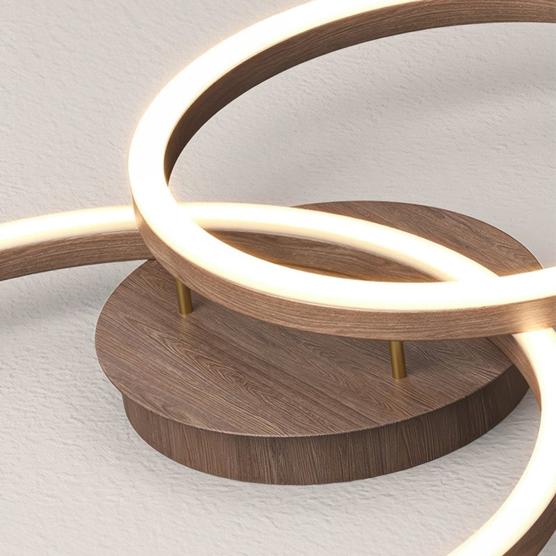 Elegancka lampa sufitowa z pierścieniem