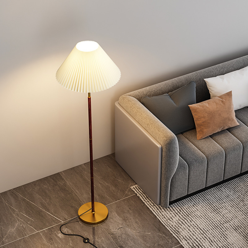 Nowoczesna lampa podłogowa z papieru ryżowego