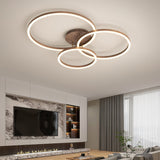 Elegancka lampa sufitowa z pierścieniem