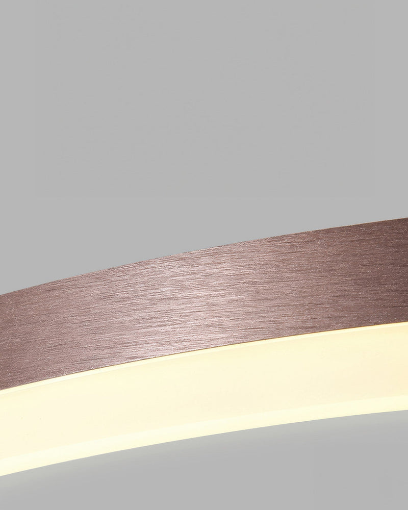 Elegancka lampa sufitowa z pierścieniem