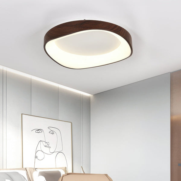 Lampa sufitowa Nordic Artistic o fakturze drewna