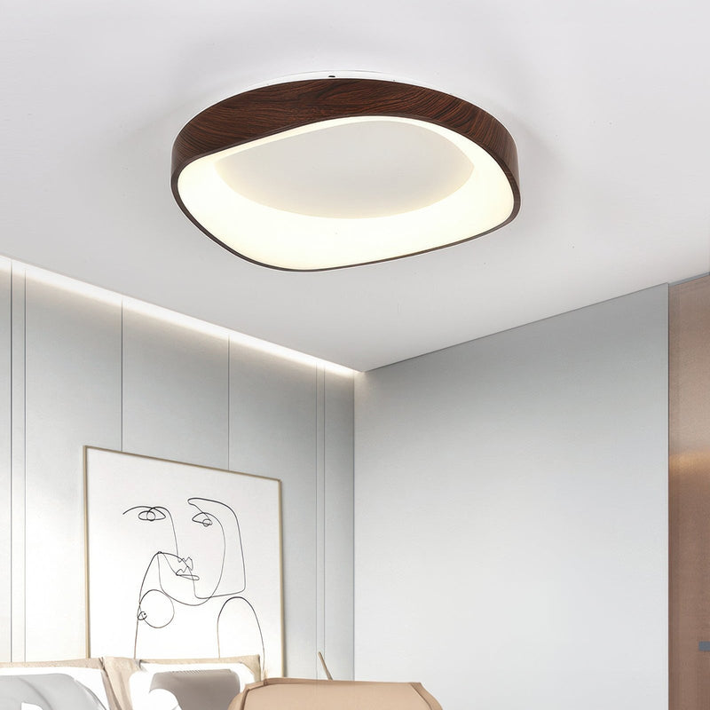 Lampa sufitowa Nordic Artistic o fakturze drewna