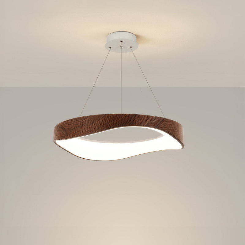 Nowoczesna okrągła lampa wisząca LED do wszechstronnego oświetlenia wnętrz