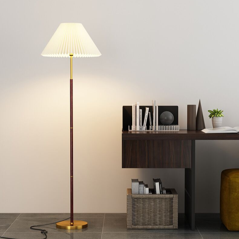 Nowoczesna lampa podłogowa z papieru ryżowego