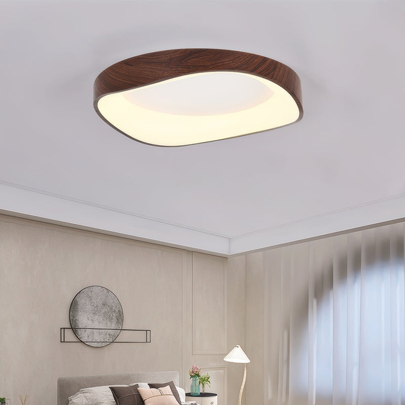Lampa sufitowa Nordic Artistic o fakturze drewna