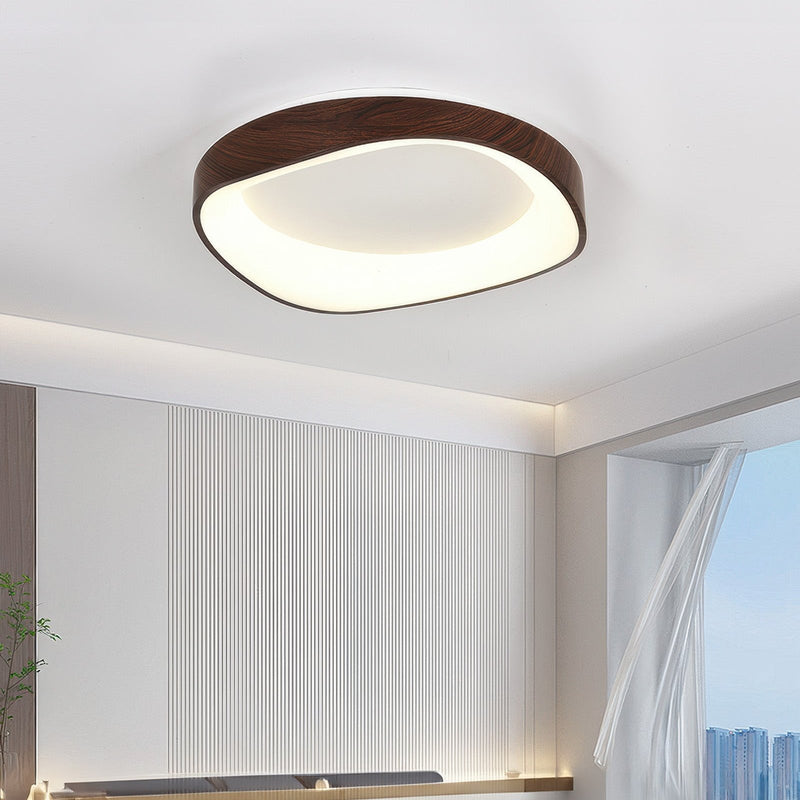 Lampa sufitowa Nordic Artistic o fakturze drewna