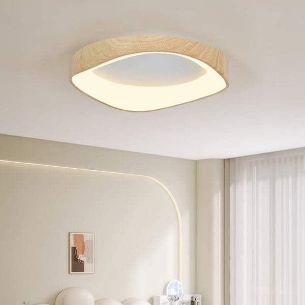Lampa sufitowa Nordic Artistic o fakturze drewna