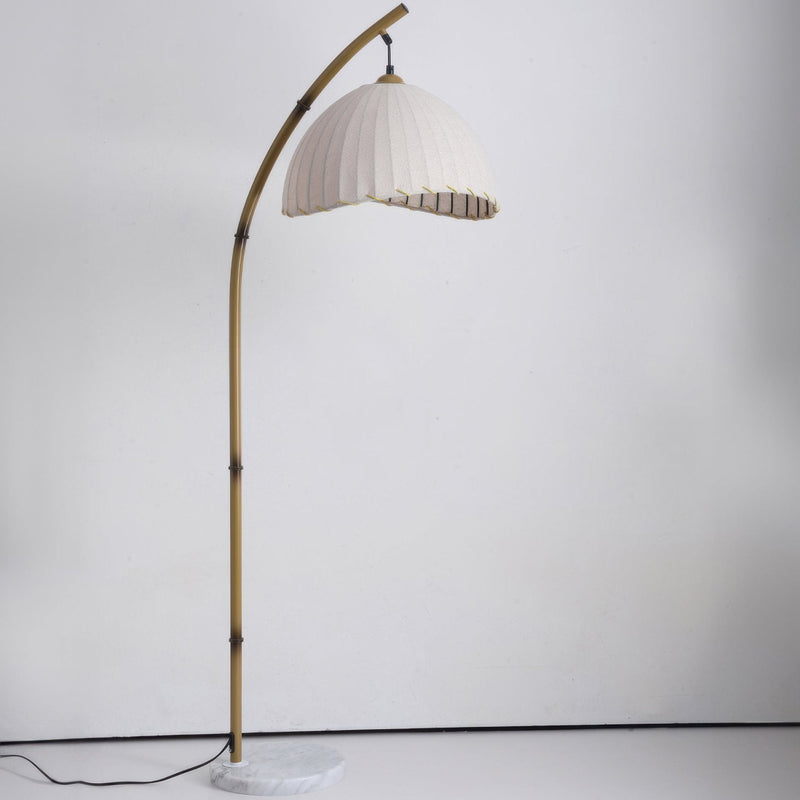 Kulturalna bambusowa lampa podłogowa Zen