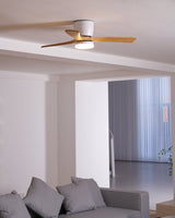 Dřevěný stropní ventilátor