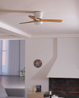 Dřevěný stropní ventilátor