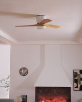 Dřevěný stropní ventilátor