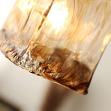 Pendellampa I Brunt Vintage-Glas