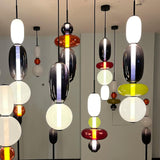 Pendellampa I Kanderat Glas