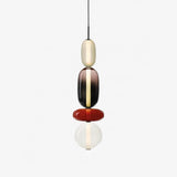 Pendellampa I Kanderat Glas