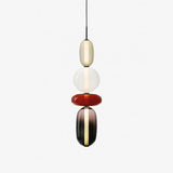 Pendellampa I Kanderat Glas