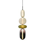 Pendellampa I Kanderat Glas