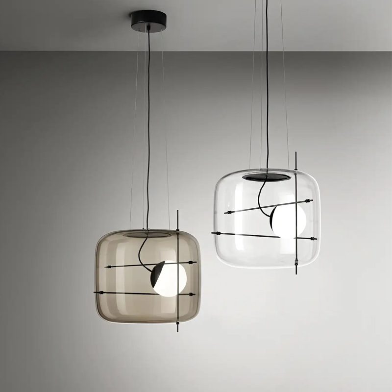 Szklana lampa wisząca Plot