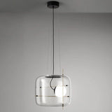 Szklana lampa wisząca Plot