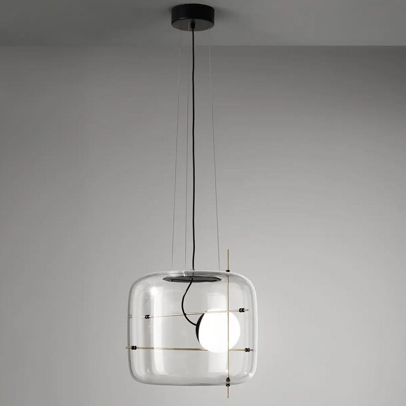 Szklana lampa wisząca Plot