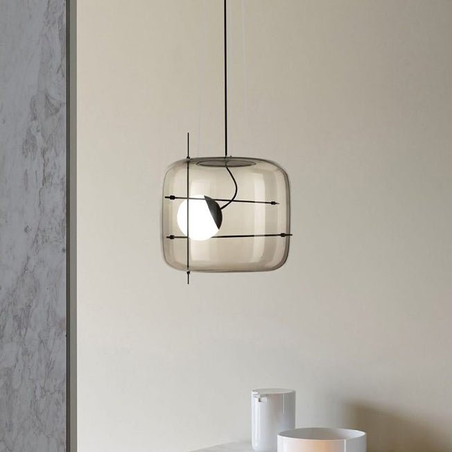 Szklana lampa wisząca Plot