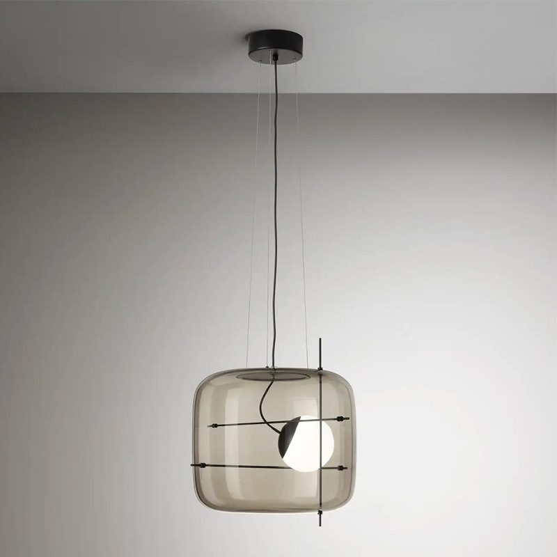 Szklana lampa wisząca Plot