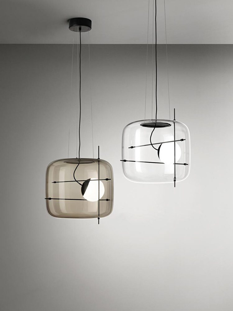 Szklana lampa wisząca Plot
