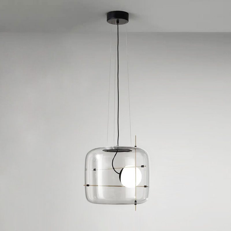 Szklana lampa wisząca Plot