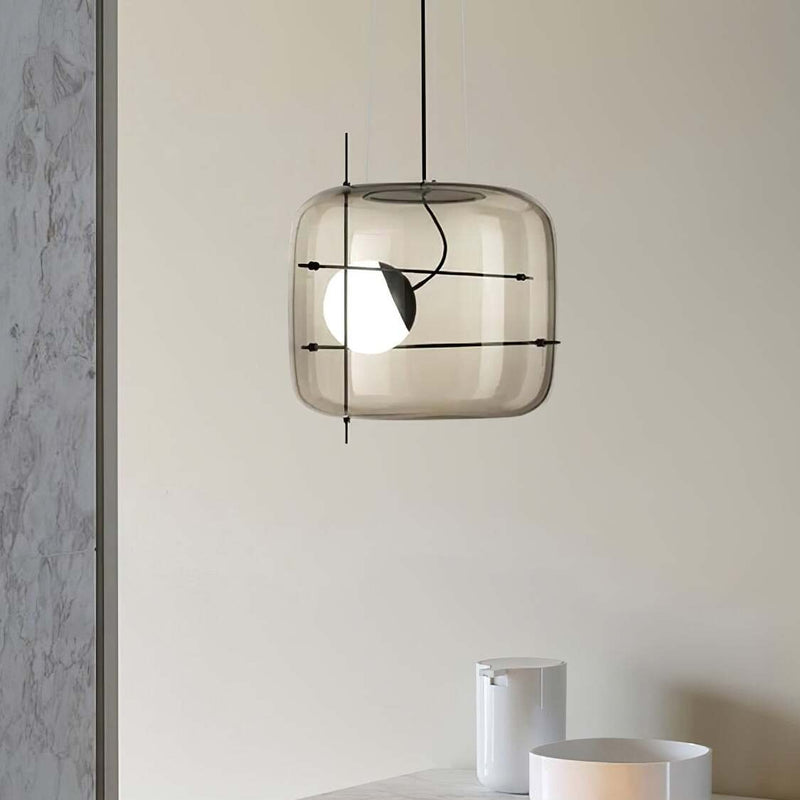 Szklana lampa wisząca Plot