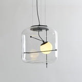 Szklana lampa wisząca Plot