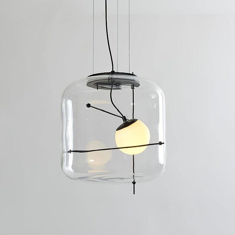 Szklana lampa wisząca Plot