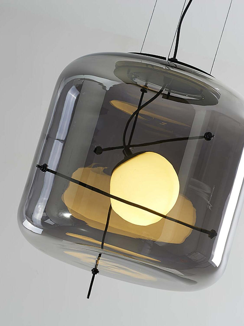 Szklana lampa wisząca Plot