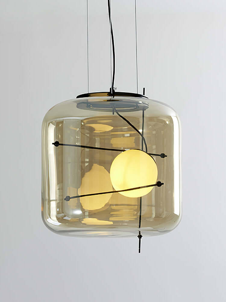 Szklana lampa wisząca Plot