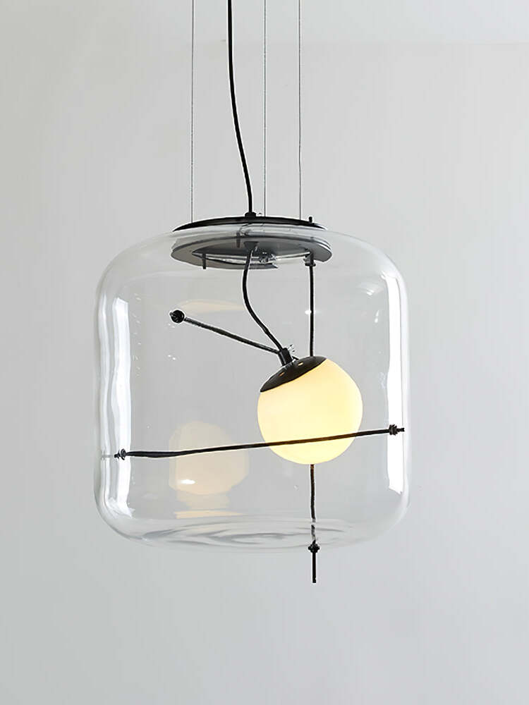 Szklana lampa wisząca Plot