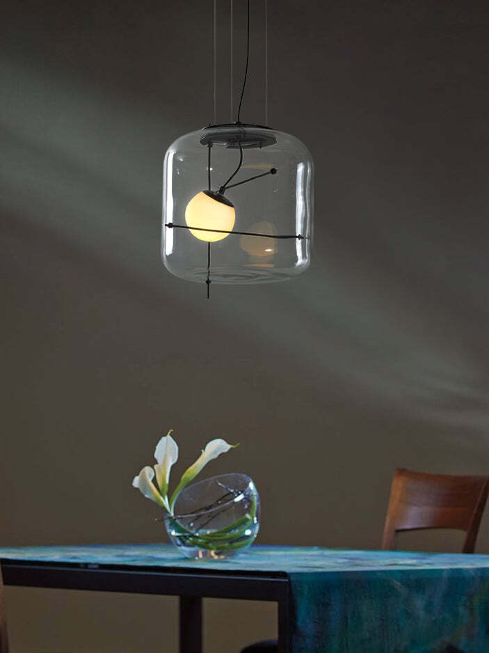Szklana lampa wisząca Plot