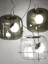 Szklana lampa wisząca Plot