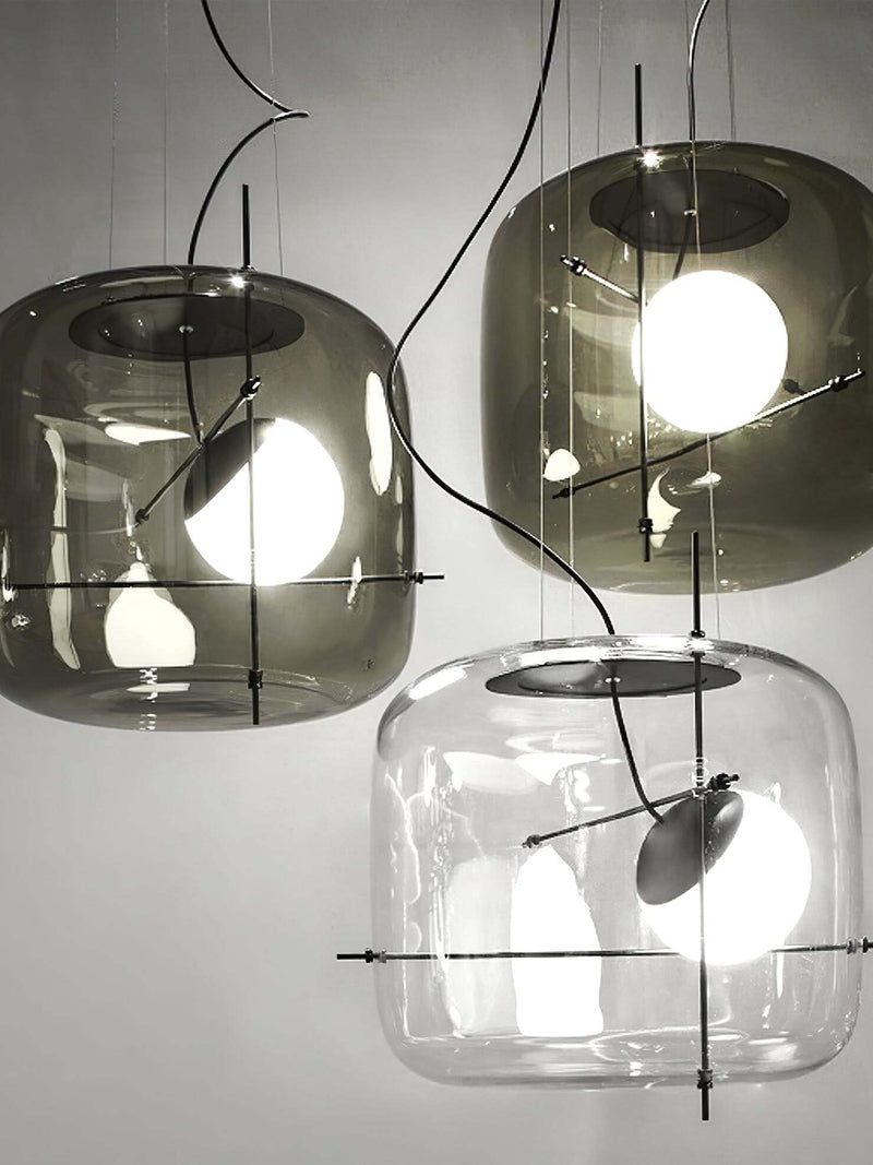 Szklana lampa wisząca Plot