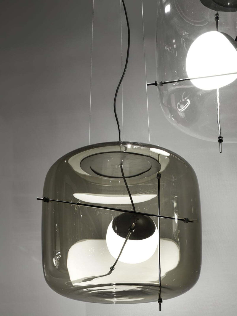 Szklana lampa wisząca Plot