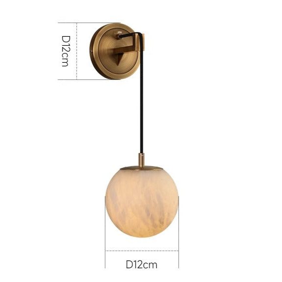 Minimalistyczna lampa ścienna Marbell