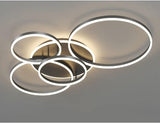 Nowoczesna czarna lampa sufitowa