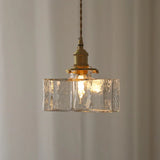 Fatima - Nowoczesna lampa wisząca retro wykonana ze szkła