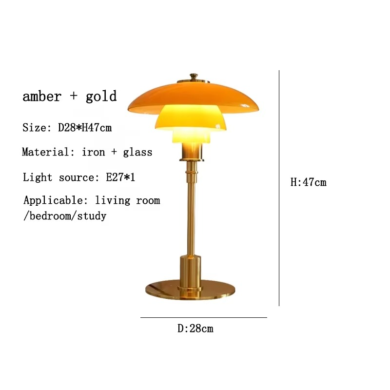 Duńska designerska lampa stołowa