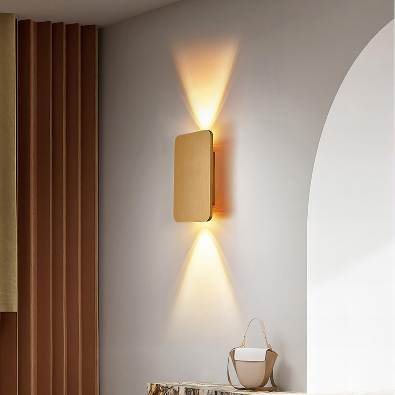 Koda - Lampa ścienna w kształcie prostokąta